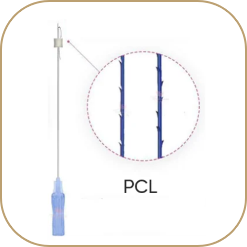 Chỉ PCL có độ bền cao, tạo hiệu quả nâng đỡ tốt cho các trường hợp da chùng nhão nhiều.