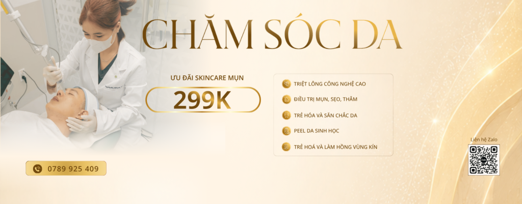 Ưu đãi chăm sóc da mụn chỉ 299k tại CocoMed quận 2
