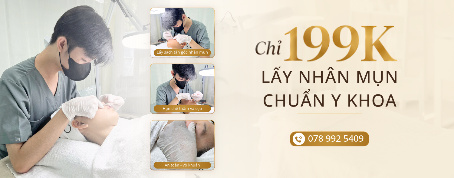 Lấy nhân mụn chuẩn y khoa Quận 2, TP. HCM